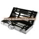 10 Piece Stainless Steel BBQ Barbecue Grill Tool Set with Aluminium Case