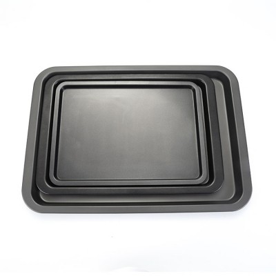 2020 Factory Price Non-Stick Carbon Steel 12.6" Rectangular Cookie Tray Baking Mould For Kitchen Bakery Baking Workshop